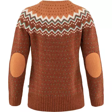 Fjällräven Övik Knit Sweater W Autumn Leaf-Desert Brown - Skjortor - 7323450800222 - 2