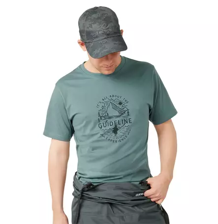 Guideline The Nature 2.0 Eco Tee Mineral Green - T-shirts herr - 7033841070232 - 1