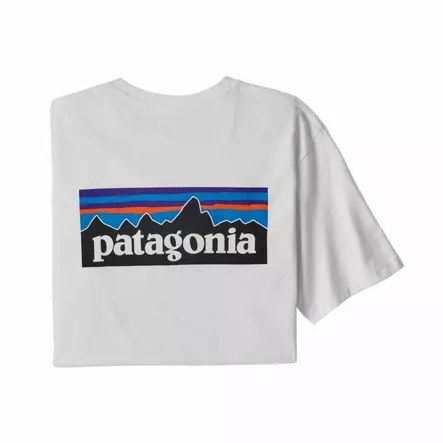 Patagonia Ms P-6 Logo Responsibili-Tee White - T-shirts - 192964189492 - 1
