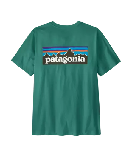 Patagonia Ms P-6 Logo T-Shirt Gem Green - T-shirts herr - 198077793762 - 1