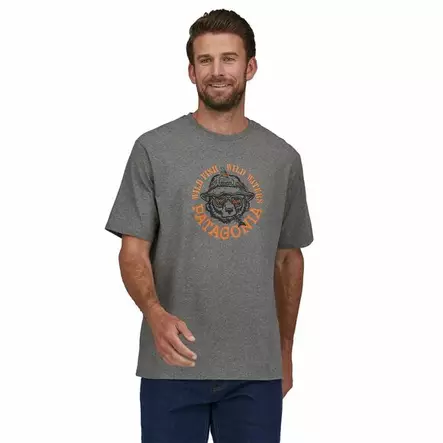 Patagonia M's Take a Stand Responsibili-Tee Gravel Heather - T-shirts - 195699086692 - 2