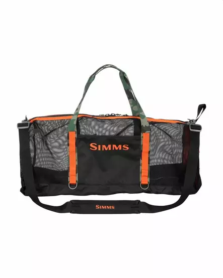 Simms Challenger Mesh Duffel 60L Black - Utrustningväskor - 694264549612 - 2