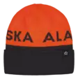 Alaska Reversible Beanie Brown/Orange - Huvudbonader för jakt - 6438347050732 - 2