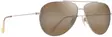 Maui Jim Hauoli XL - Shiny Gold Frame with HCL Bronze Lens - Plastlinser - 603429080082 - 1