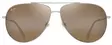 Maui Jim Hauoli XL - Shiny Gold Frame with HCL Bronze Lens - Plastlinser - 603429080082 - 2