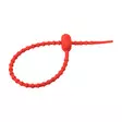 Mikado Silicone Clamp Strap 21,5cm Red - Spöskydd, remmar & reservdelar - 5900637156802 - 2