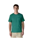 Patagonia Ms P-6 Logo T-Shirt Gem Green - T-shirts herr - 198077793762 - 3