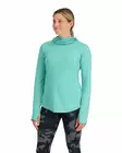Simms Women's SolarFlex Cooling Hoody Gulf Blue - Skjortor - 694264606292 - 2