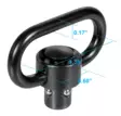 UTG Steel QD Sling Swivel 1.38" Loop - Remöglor och -fästen - 4712274526822 - 2