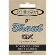 Vision Trout Leader 9' - Taperade Nylon -tafsar - 6417512300902 - 3