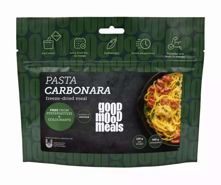 GoodMoodMeals Pasta Carbonara - Campingmat - 4750296003662 - 2