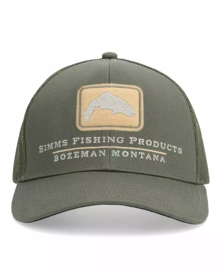 Simms Double Haul Icon Trucker Smokey Olive - Truckers - 694264648902 - 2