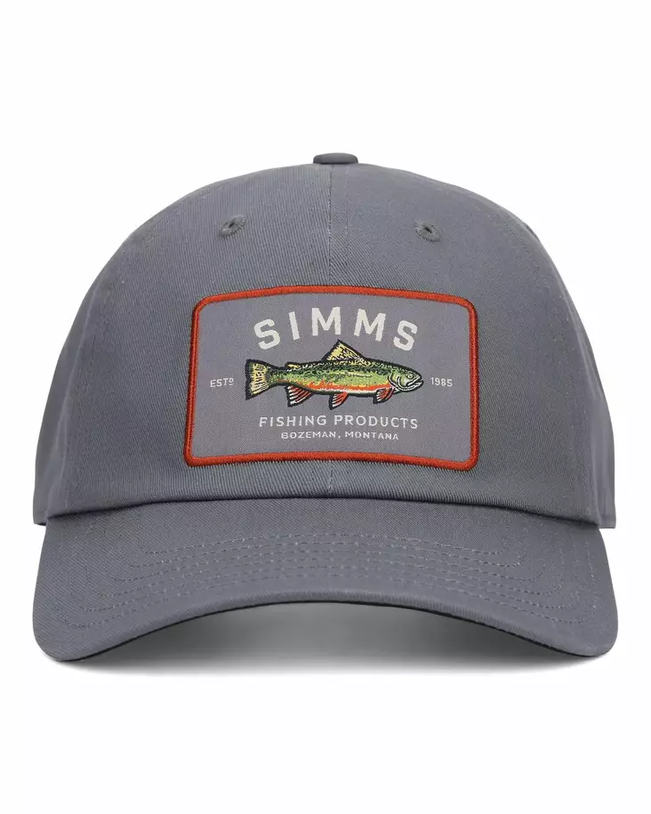 Simms Single Haul Cap Gunmetal Trout - Kepsar - 694264669082 - 1