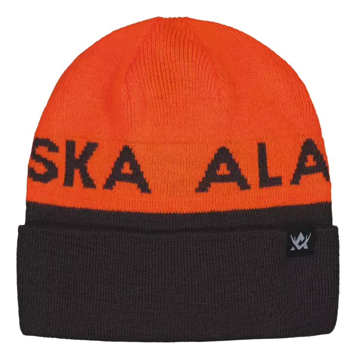 Alaska Reversible Beanie Brown/Orange - Huvudbonader för jakt - 6438347050732 - 2