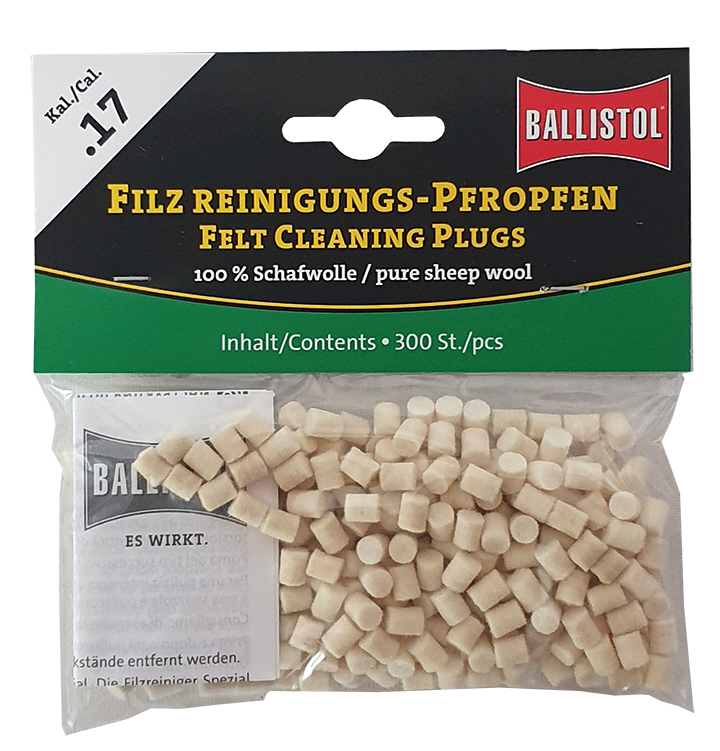 Ballistol Cleaning Felts 300pcs - Övriga vapenunderhållsprodukter - 4017777231892 - 1