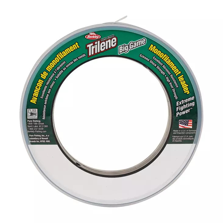 Berkley Big Game Mono Leader 30lb 50m - Fluorocarbon- & monotafsar - 028632186862 - 1
