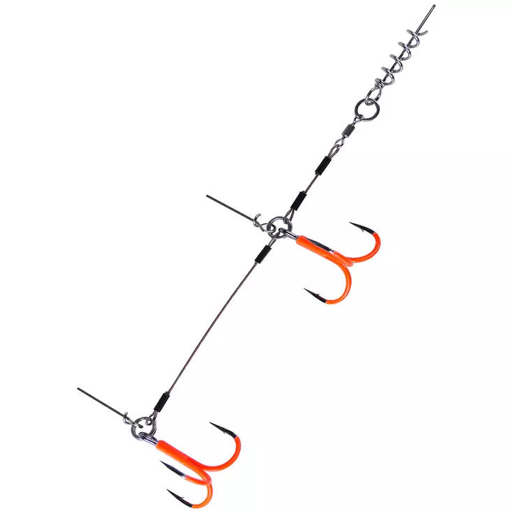 BKK Stinger Rig UV #3/0 1kpl Orange - Shallow rigger oc tillbehör - 4251549191292 - 1