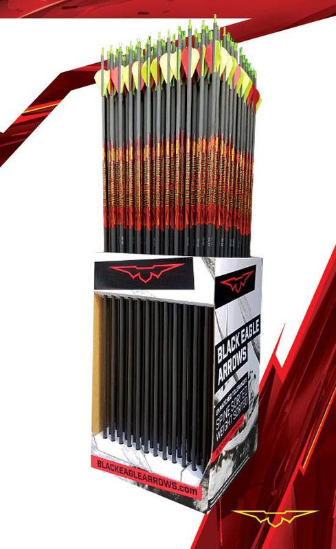Black Eagle Outlaw 0.005" Fleched Arrow - Pilar och tillbehör - 115399-1012 - 1
