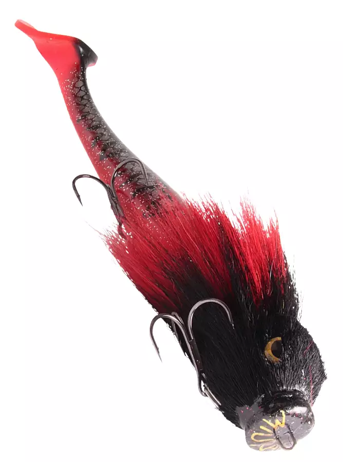 CWC Miuras Mouse Pig Shad 26cm 115g - Gummibeterna för gädda - 3400700992 - 1