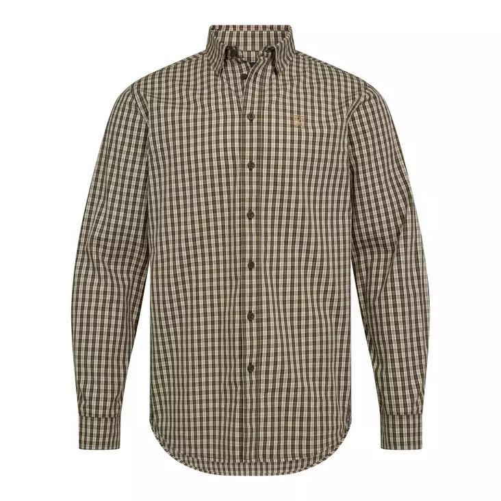 Deerhunter Baldwin Shirt Brown Check - Jägartröjor - 5702827251102 - 1