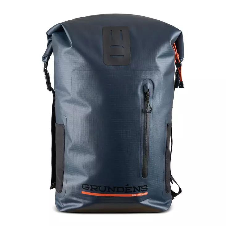 Grundens Wayward Roll Top Backpack 38L Dark Navy - Ryggsäckar - 0840316348522 - 1