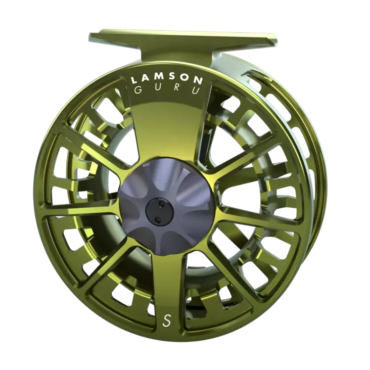 Lamson Guru S-Series Olive Green - Waterworks Lamson -flugrullar - 708332013612 - 1