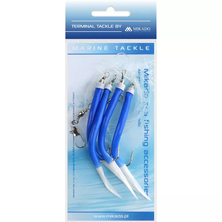 Mikado Gummi Makk Rig 4x2/0 Blue - Riggar för bottenfiske & torsk - 5900637138372 - 1