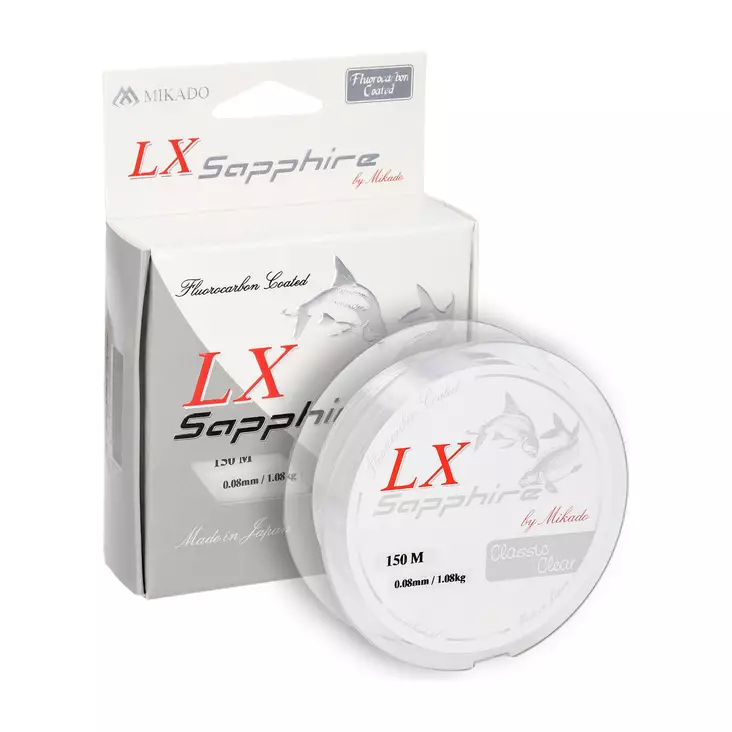 Mikado LX Sapphire Classic Clear 0,08mm 150m - Monofila feeder- & matchlinor - 5900637811602 - 1