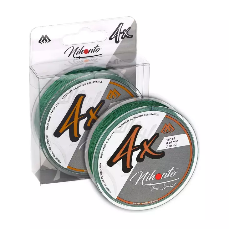Mikado Nihonto Fine Braid 15m Green - Flätade linor - 5900637509332 - 1