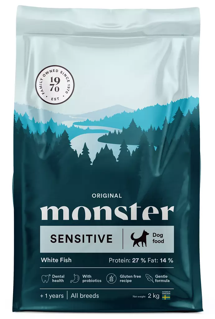 Monster Dog Original Adult Sensitive - Monster - hundfoder - 7350040124642 - 1