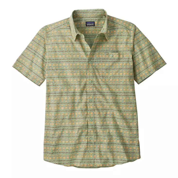 Patagonia Mens Go To Shirt Rinsed Green - Skjortor - 196924991422 - 1