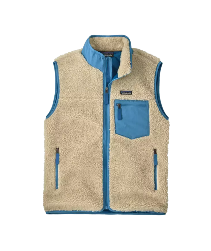 Patagonia M´s Classic Retro X Vest Dark Natural with Shore Blue - Mellanjackor - 198077803492 - 1