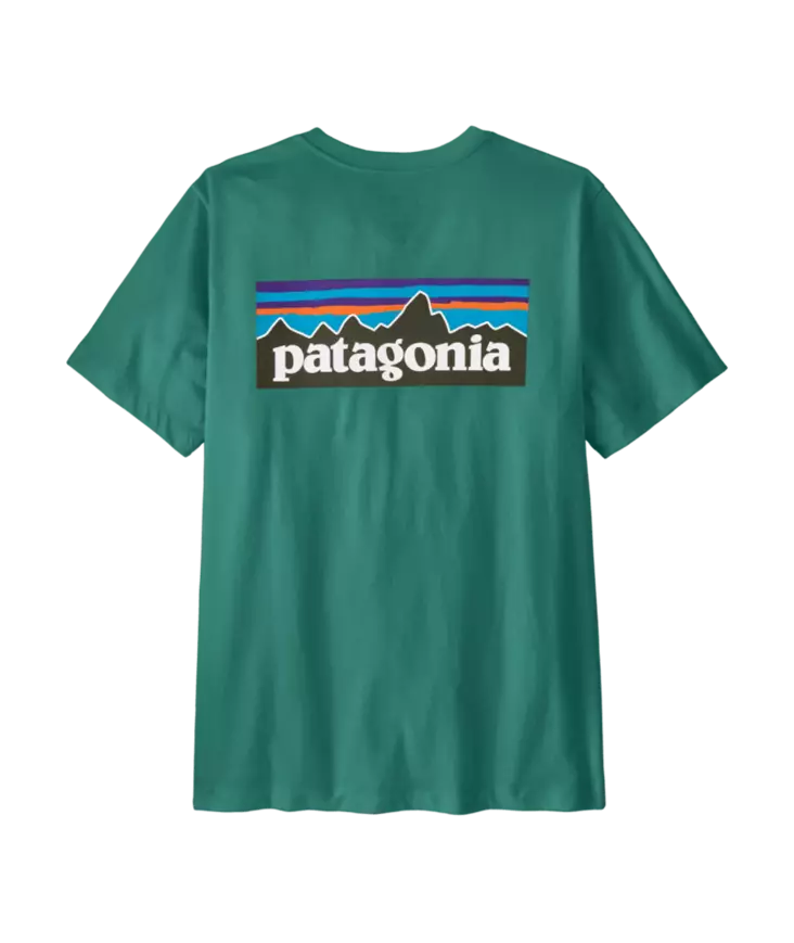 Patagonia Ms P-6 Logo T-Shirt Gem Green - T-shirts herr - 198077793762 - 1
