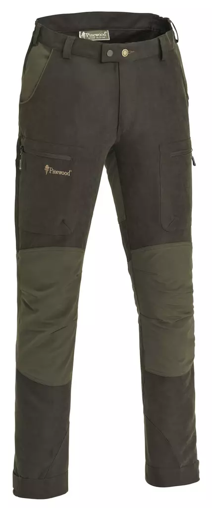 Pinewood Caribou Trousers Suede Brown / Olive - Herrarnas jaktbyxor - 7331090175792 - 1