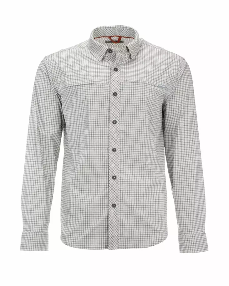 Simms Bugstopper Shirt Sterling Morada Plaid - Skjortor - 694264534212 - 1