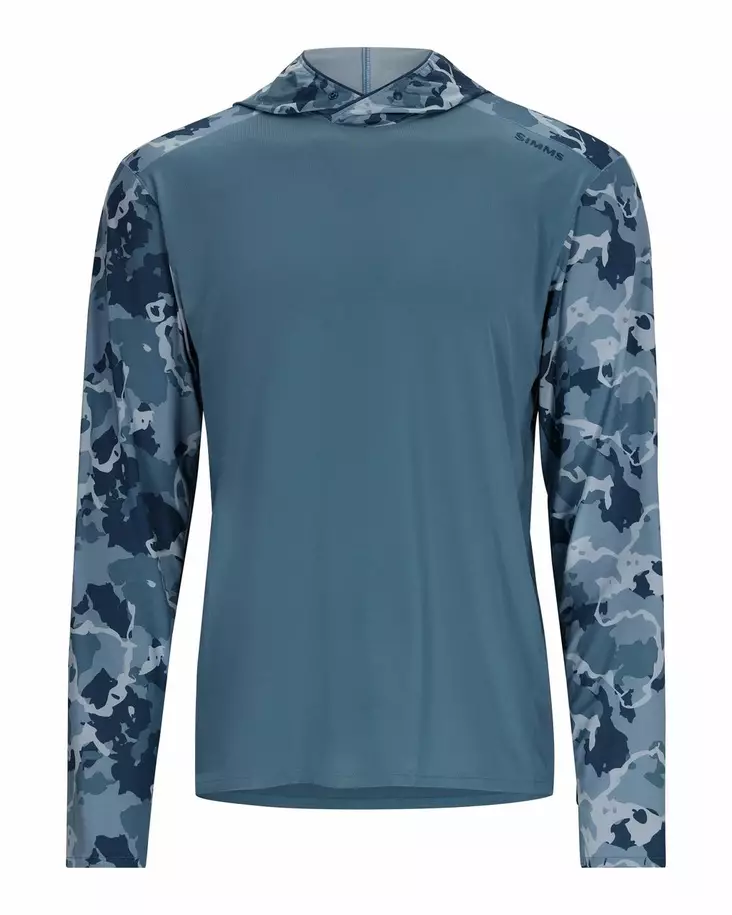 Simms Bugstopper SolarFlex Hoody Neptune Regiment Camo - Huvtröjor - 694264649992 - 1