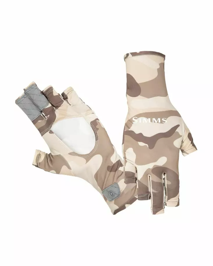 Simms Bugstopper Sunglove Woodland Camo Sandbar - Handskar - 694264574362 - 1