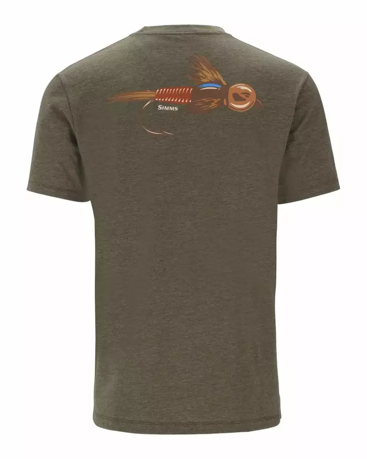 Simms Let It Fly T-Shirt Military Heather - T-shirts herr - 694264678862 - 2