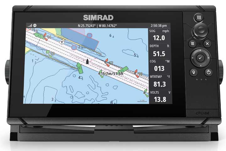 Simrad Cruise 9 - Ekolod/plotter kombination - 9420024179352 - 1