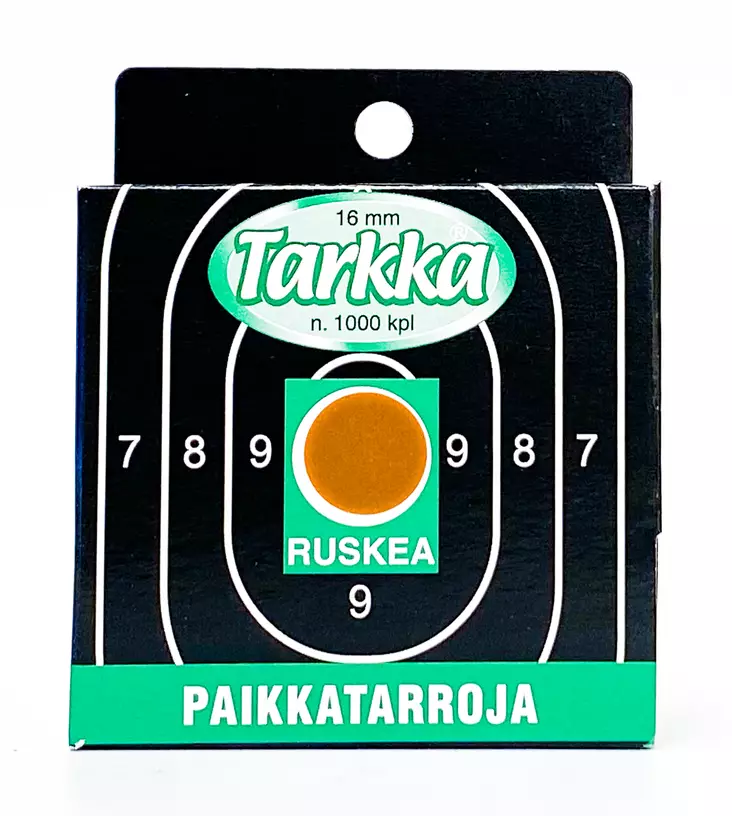 Tarkka Paikkatarra 16mm Ruskea - Platsklistermärken - 6410362412252 - 1