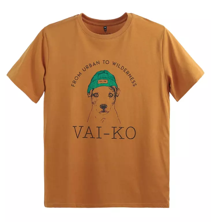 VAI-KO Boss Dog T-Shirt, Caramel Brown - T-shirts herr - 6440000201412 - 1