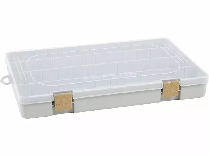 Westin W3 Tackle Box #L Grey/Clear - Betesbox - 5707549484692 - 1