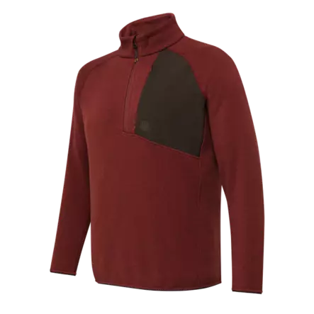 Beretta Abisko Half Zip Fleece Madder Brown - Jägarens bas- och mellanlager - 8051832698653 - 1