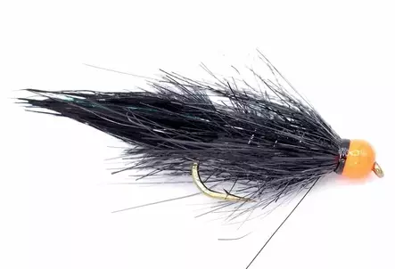 Black Leech Brass Beadhead - Streamers och leech - 8859202530783 - 1