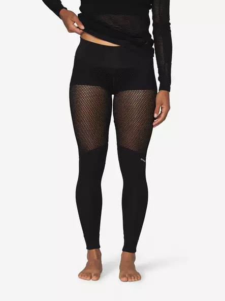 Devold Wool Mesh Pro Longs Women's Black - Kalsonger - 7028567755013 - 2