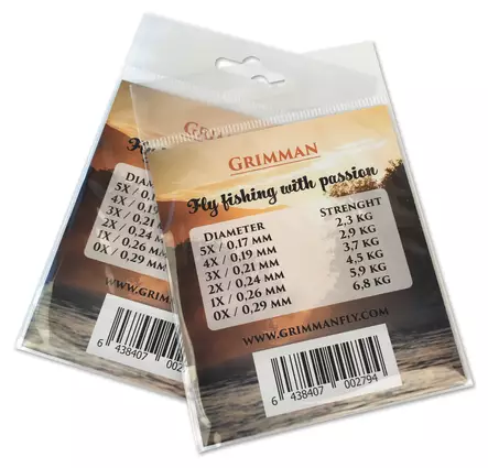 Grimman Bueno 9' Trout Leader - Taperade Nylon -tafsar - 6438407002763 - 2