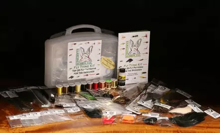 Hareline Fly Tying Kit w Premium Tools and Vise - Bindsatser - 762820168703 - 4