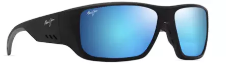 Maui Jim Keha Black Matte Blue Hawaii - Glaslinser - 603429079673 - 1