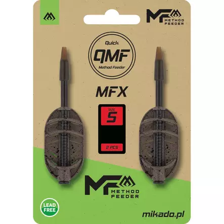 Mikado Method Feeder MFX Q.M.F. S 2 pcs - Platta & hybrid-method feedrar - 5900637157373 - 1