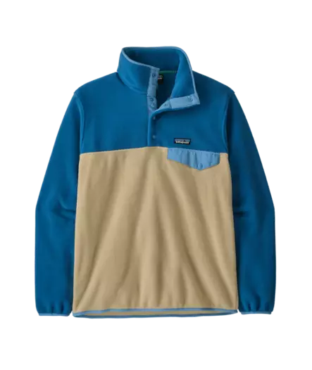 Patagonia M´s Lightweight Synchilla Snap T Pullover Nautilus Tan - Fleecetröjor - 198077575863 - 1